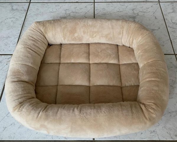 Mikrofaser Bettchen eckig ca. 53 x 43 cm honig